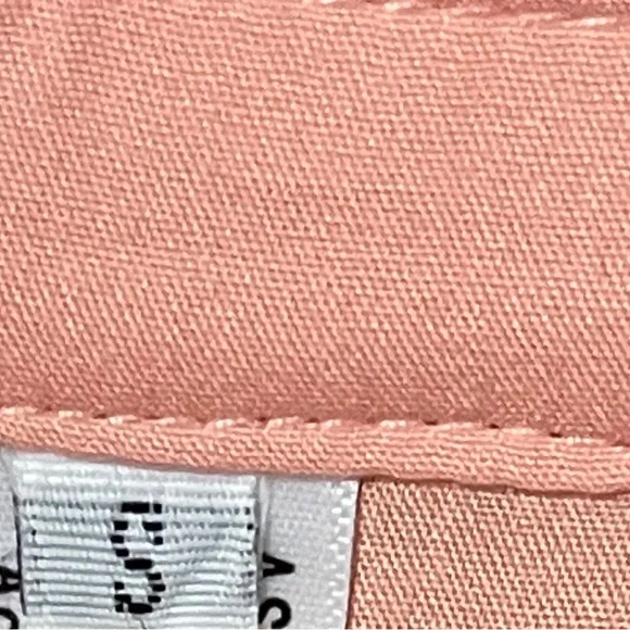 Boho Babydoll Mini Dress Peach Coral Print Pintuck Button Coastal Western Small - Picture 8 of 14